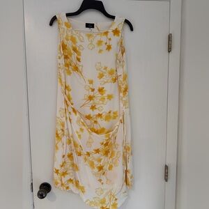 Yellow Floral Slip Dress